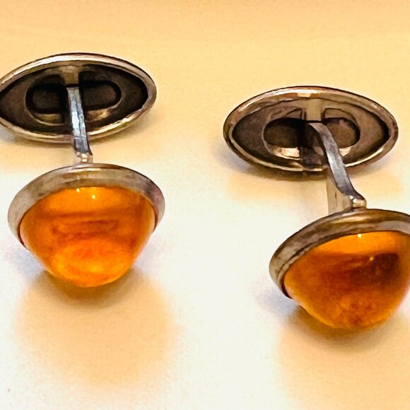 Vintage Mid-Century Cufflinks with Original Presentation Box - Picture 4 of 8